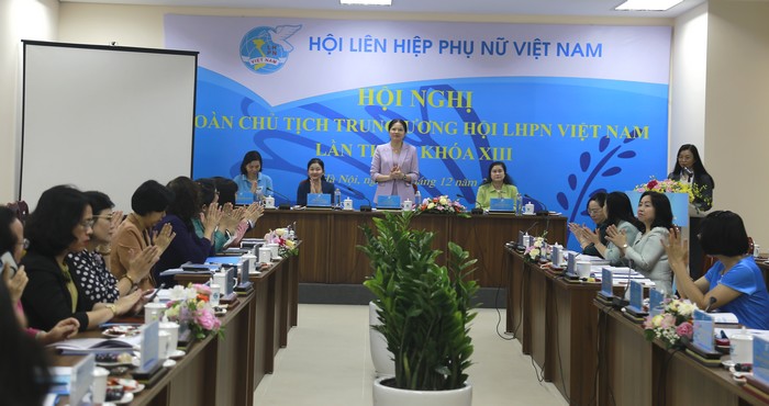 Hội nghị lần thứ 4 Đoàn Chủ tịch TW Hội LHPN Việt Nam khoá XIII: Chuẩn bị các nội dung trình Hội Nghị Ban Chấp hành lần thứ 7