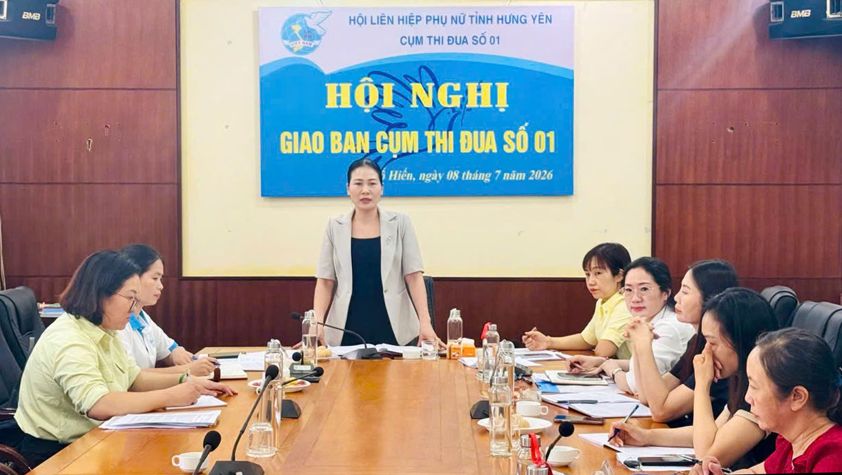 Các cụm thi đua Hội Liên hiệp Phụ nữ cơ sở tổ chức giao ban quý 2 